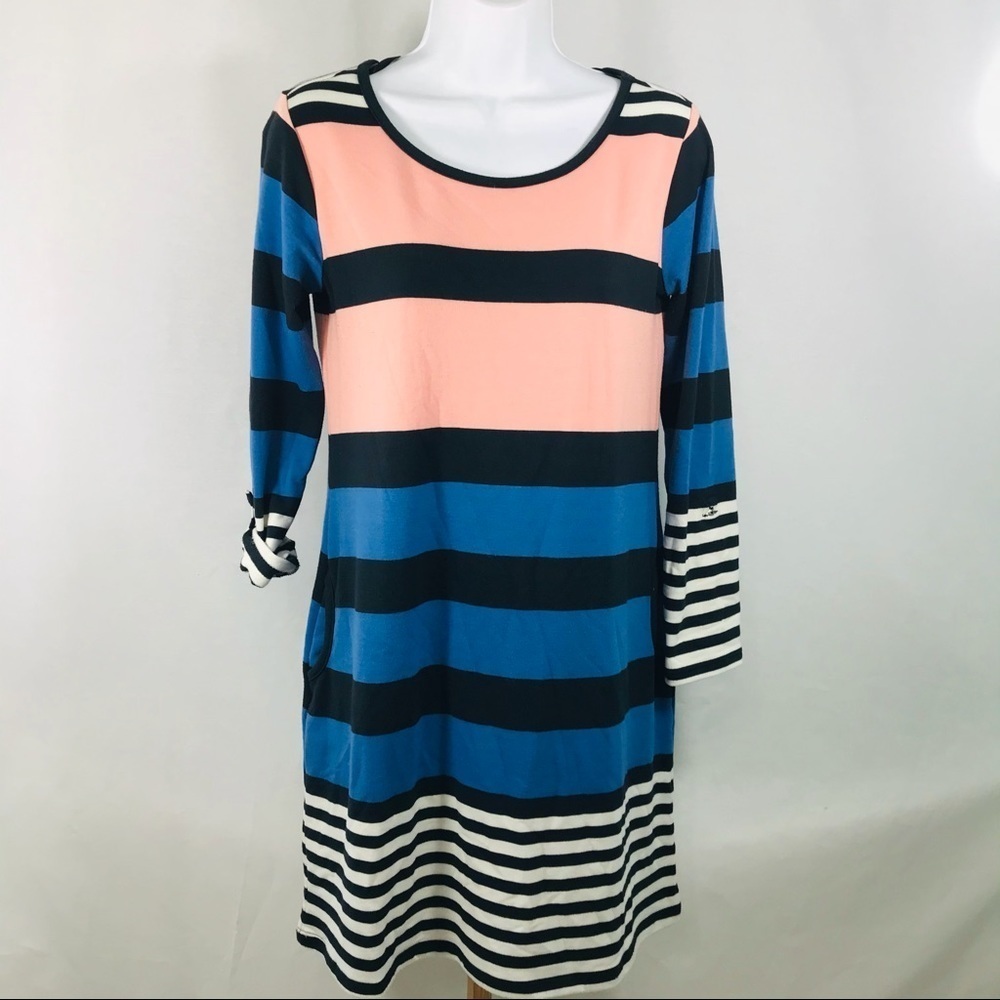Jessica Simpson Sweater Dress Tab Sleeves Sz S EUC
